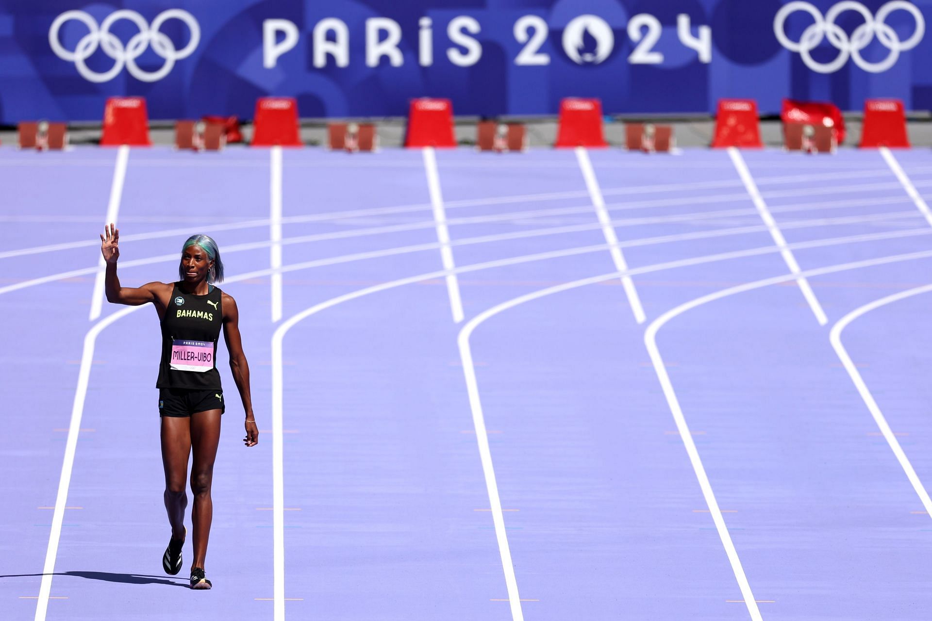 Shaunae Miller-Uibo at Paris Games 2024- Source: Getty